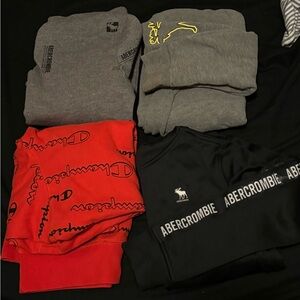 BUNDLE OF 4 hoodie sweatshirts boys size 7/8